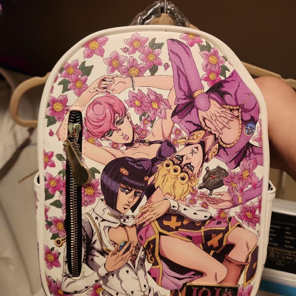 Anime Character Print Backpack NWT